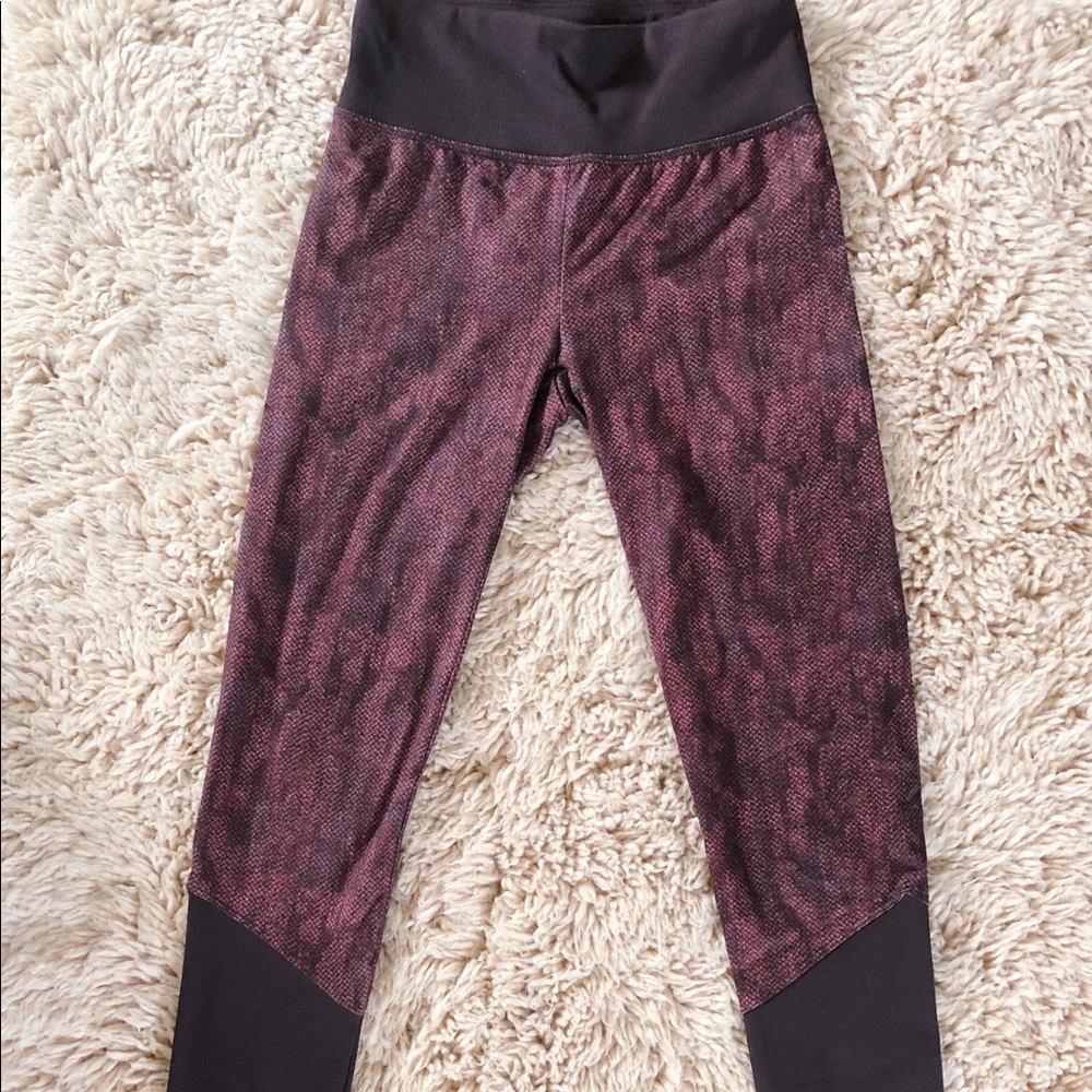Burgundy Target JoyLab Mid Rise leggings - Picture 2 of 6